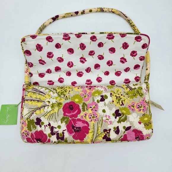Vera Bradley Knot Just A Clutch Shoulder Bag Make Me Blush Retired Quilted Soft - Picture 5 of 13